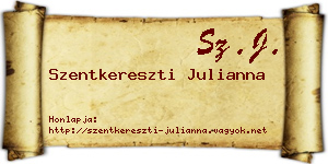 Szentkereszti Julianna névjegykártya